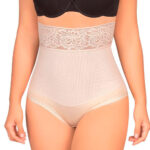 525 Faja modeladora con algodón y tecnología powernet, blonda siliconada - D'lirio