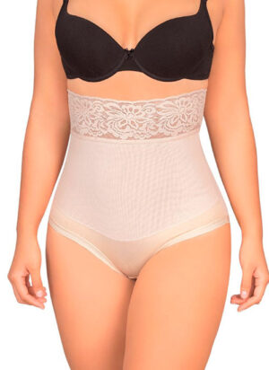 525 Faja modeladora con algodón y tecnología powernet, blonda siliconada - D'lirio