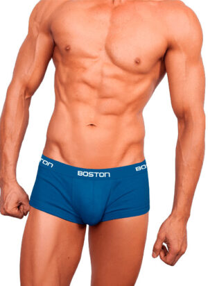742 Bóxer corto con ajuste al cuerpo y elástico visible - Boston