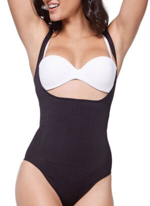 Body latex tirantes anchos - Koketa