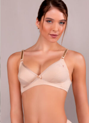 7053 Brasier Realce Natural - Pima bordado - Peter pan