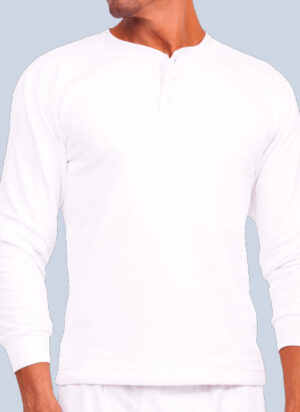 468 Camiseta de franela manga larga con botones - Boston