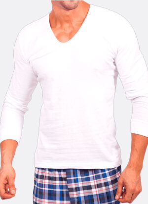 918 Camiseta manga larga cuello V - Boston