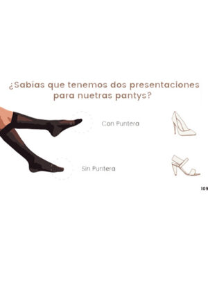 Media pantalón classic con puntera / sin puntera - Koketa