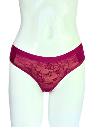 250 Semi hilo con encaje - Violeta