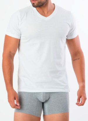 Polo manga corta cuello V - Stallone