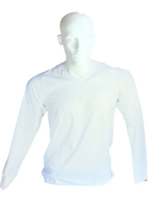 Polo manga larga cuello V - Stallone